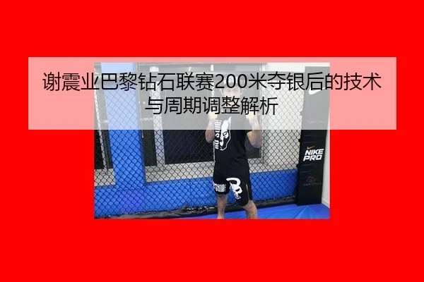 谢震业巴黎钻石联赛200米夺银后的技术与周期调整解析